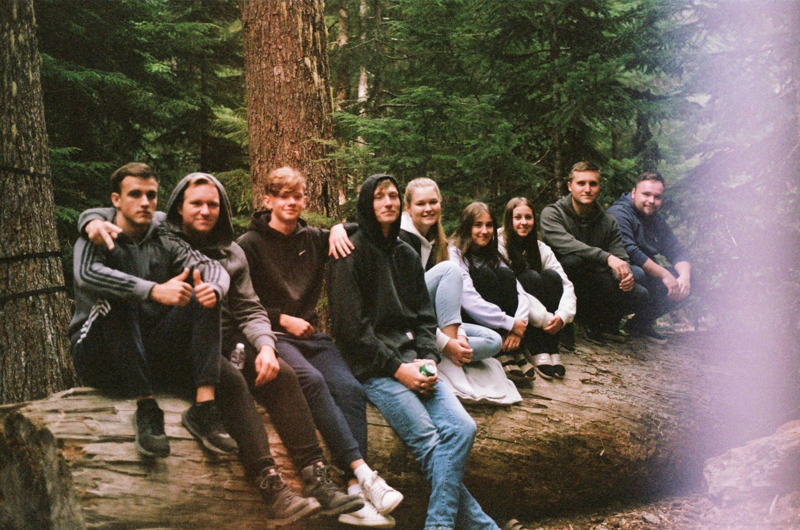 ebike tour group in nature